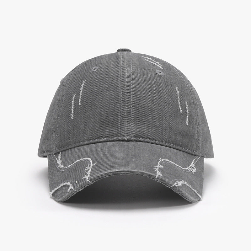 Raw Hem Adjustable Cap - ShopEasier