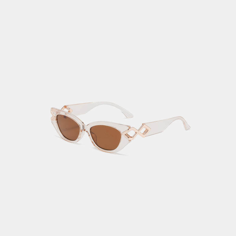 Polycarbonate Frame Cat-Eye Sunglasses - ShopEasier