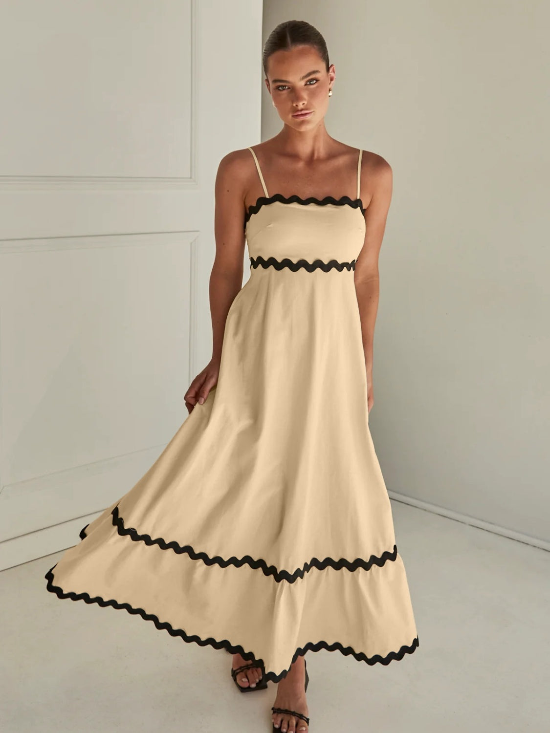 Spaghetti Strap Maxi Dress - ShopEasier