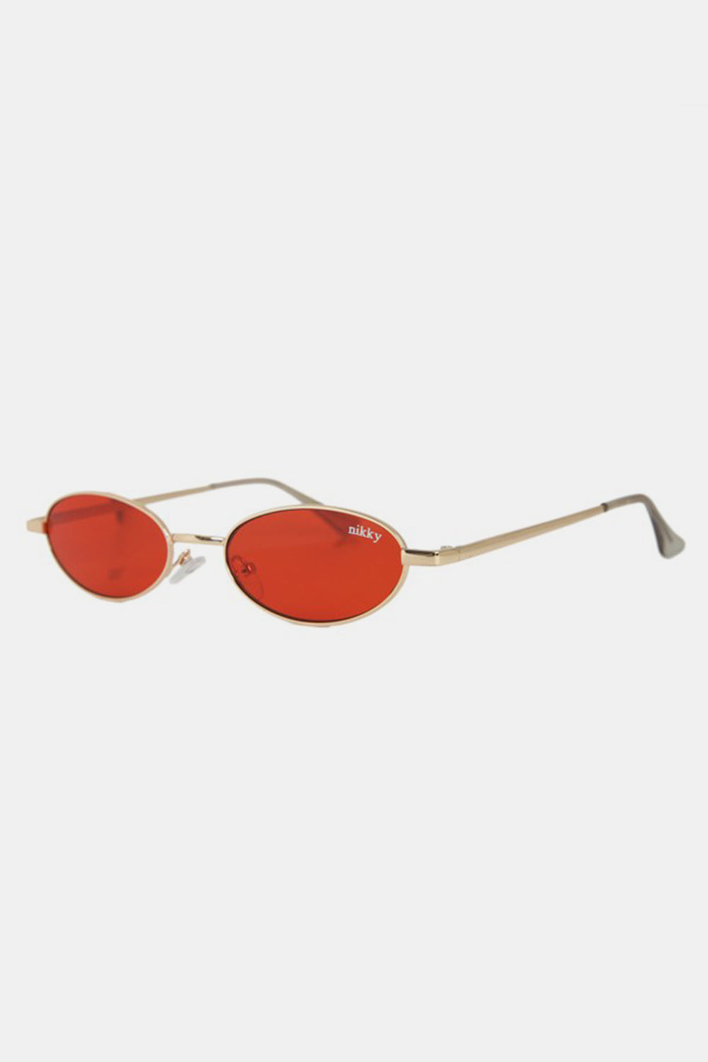 Nicole Lee USA Metal Frame Finley Oval Sunglasses - ShopEasier