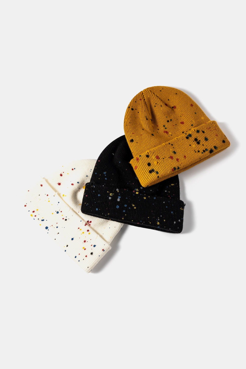 Confetti Rib-Knit Cuff Beanie - ShopEasier