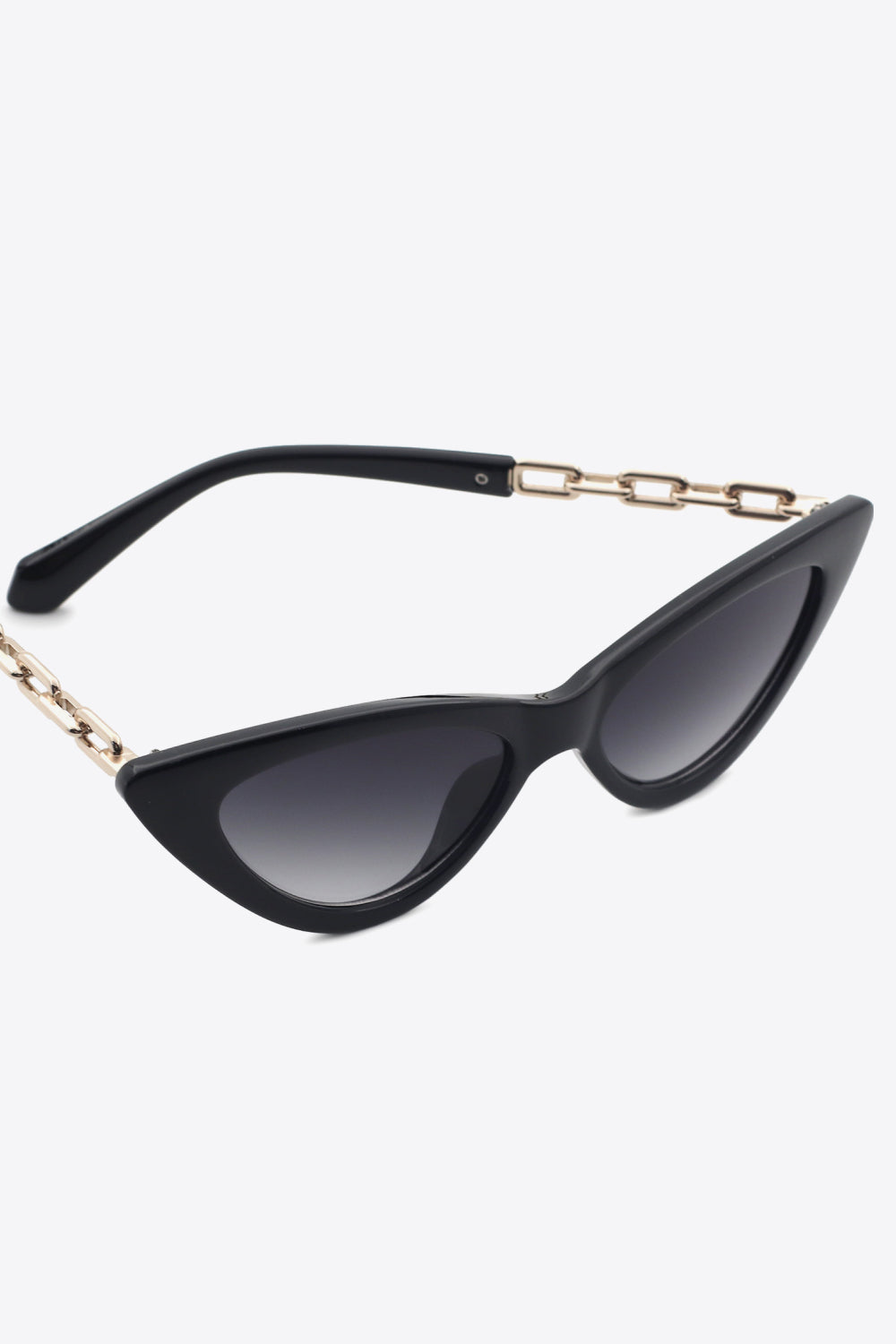 Chain Detail Cat-Eye Sunglasses - ShopEasier