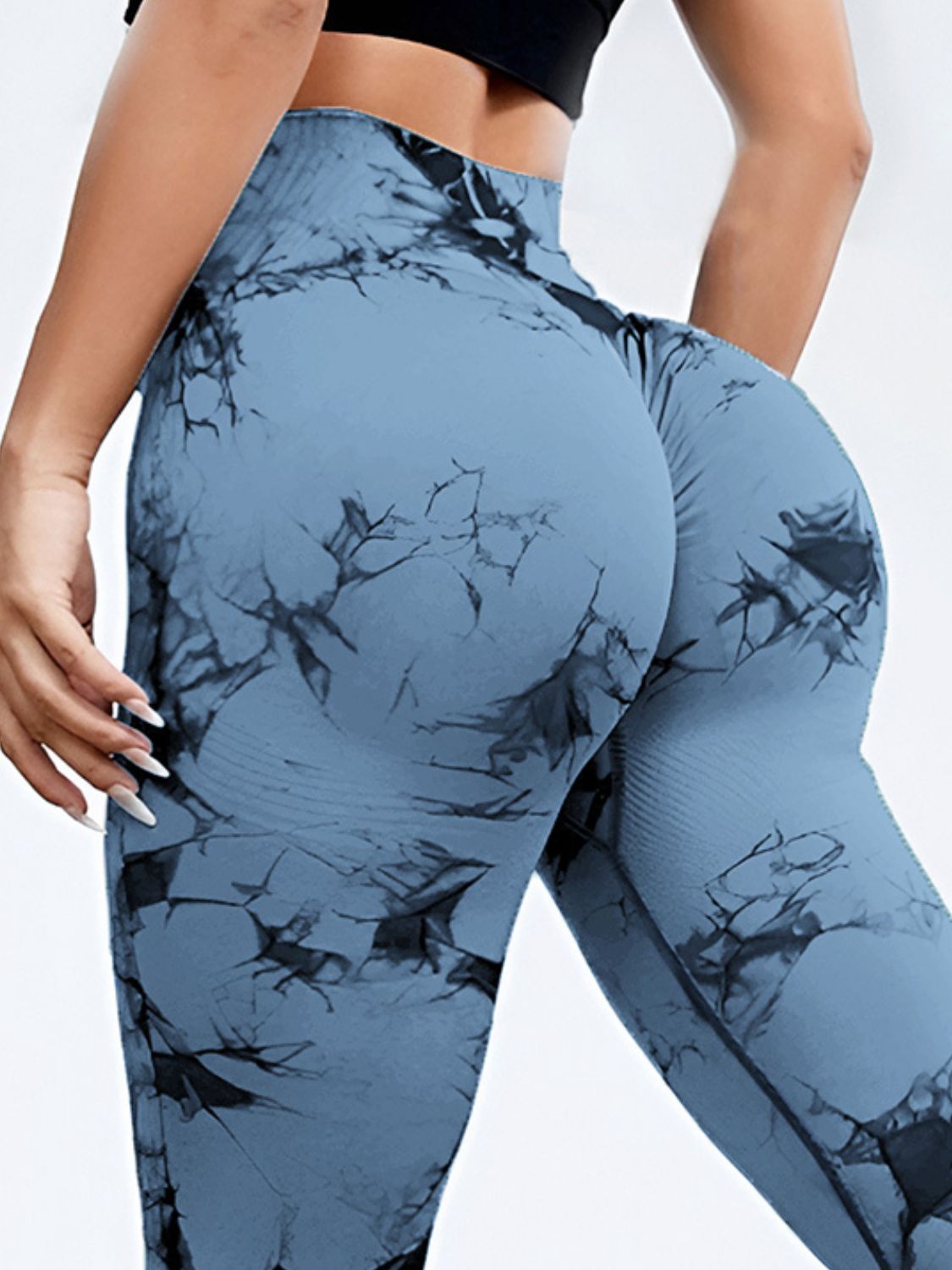 Tie-Dye High Waist Active Leggings - ShopEasier