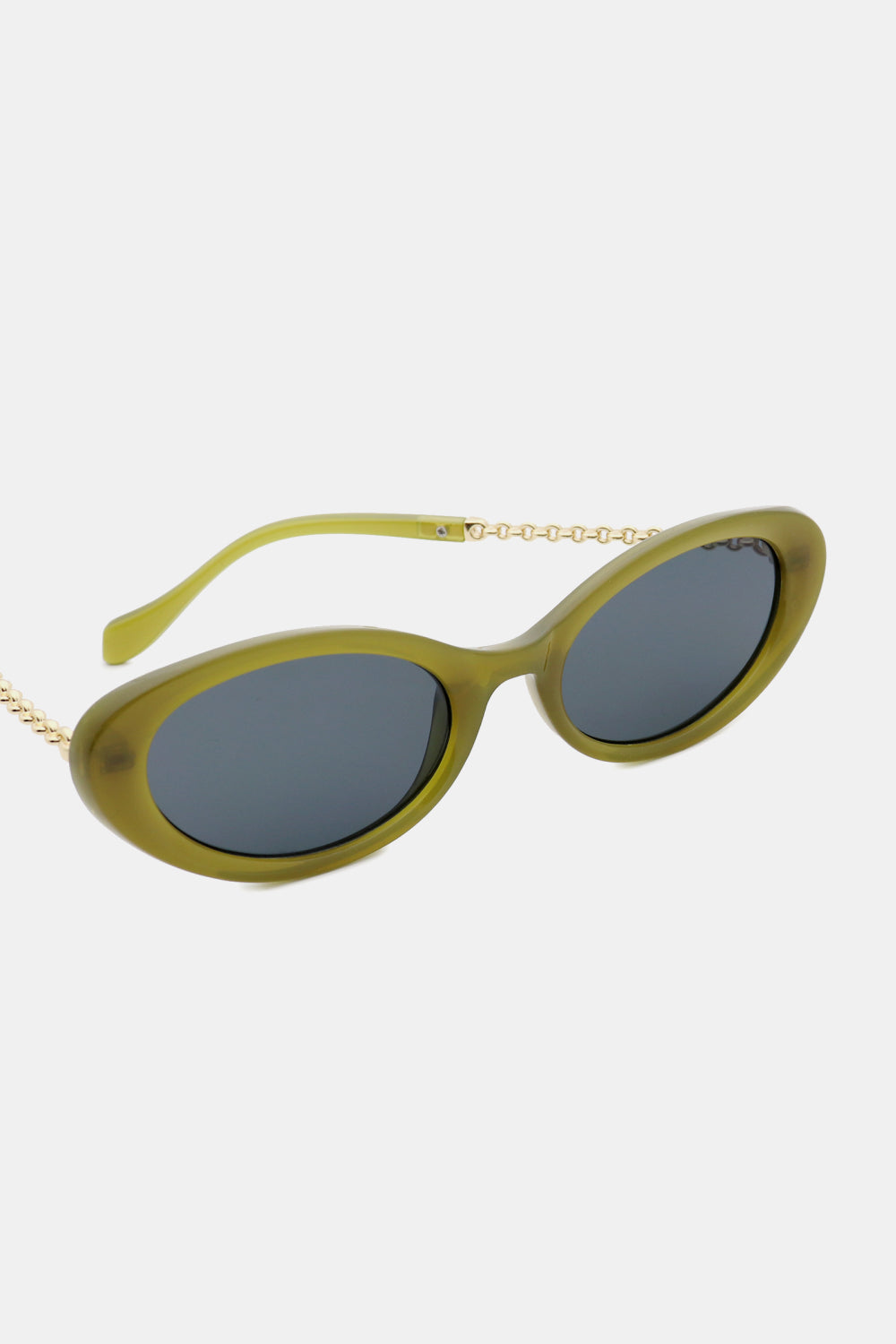 UV400 Cat-Eye Sunglasses with Polycarbonate Frame and Case