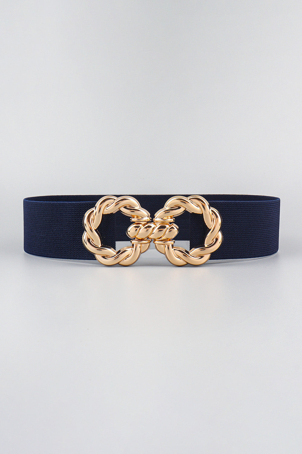 Elastic Belt with Zinc Alloy Buckle