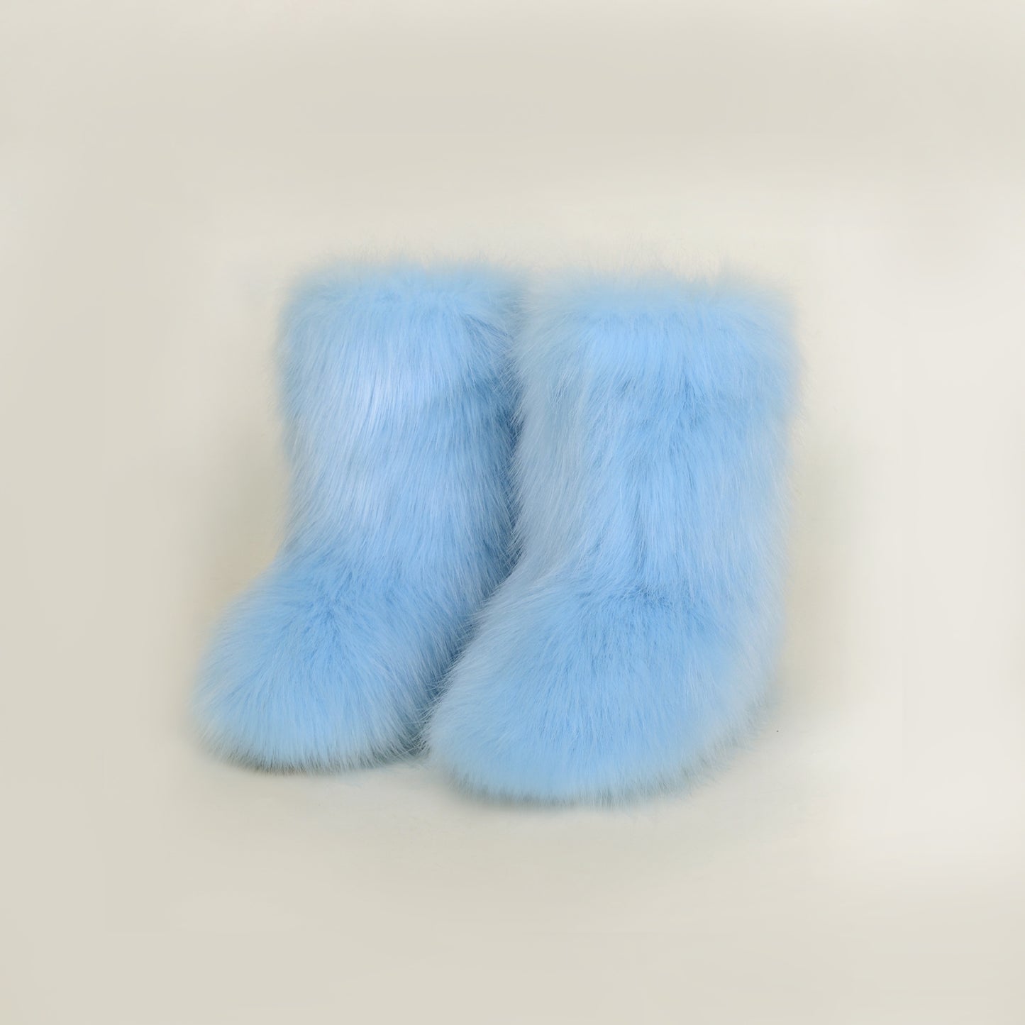 Cozy Fuzzy Flat Platform Boots