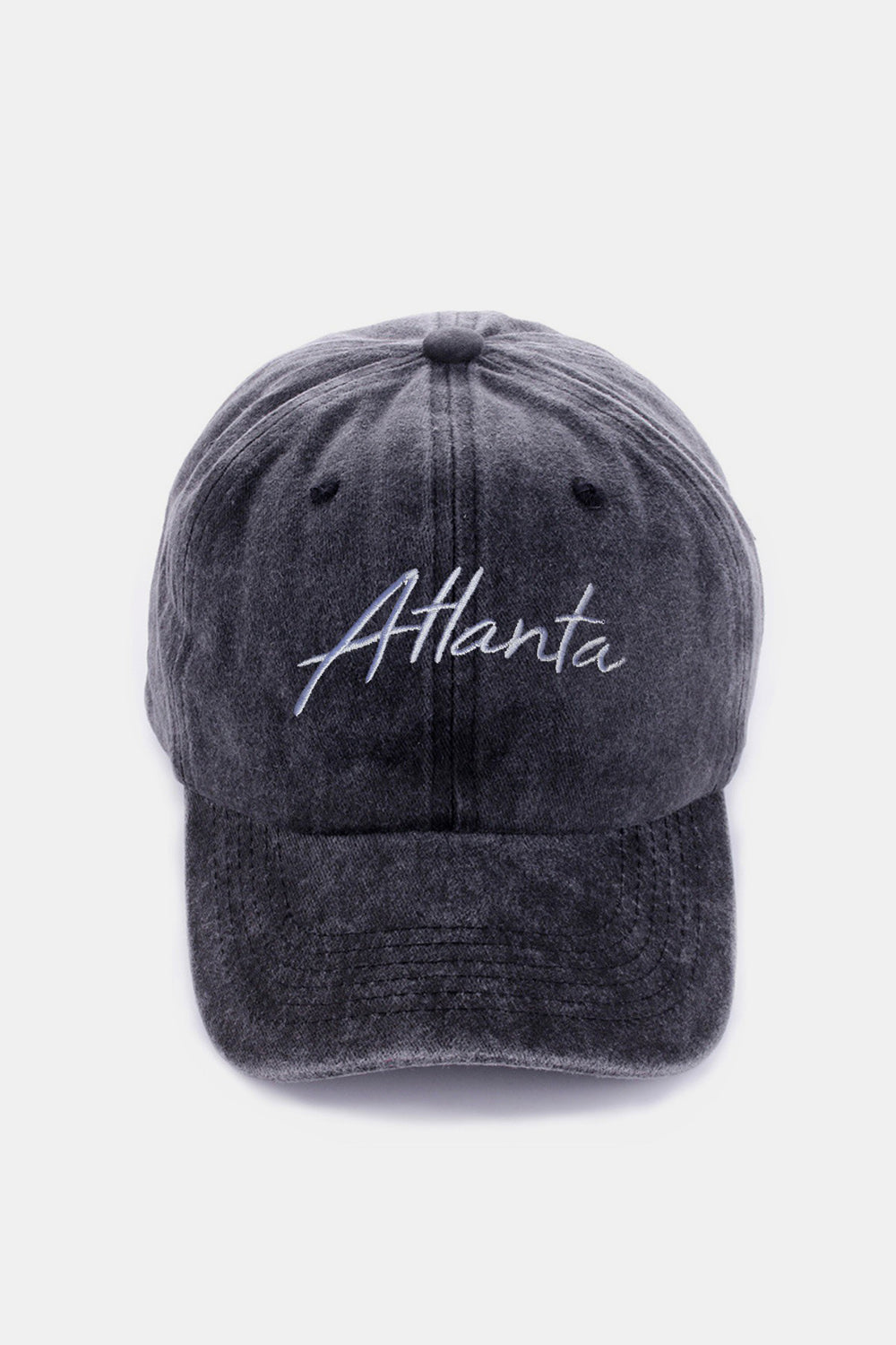 Zenana Washed ATLANTA Embroidered Baseball Cap - ShopEasier