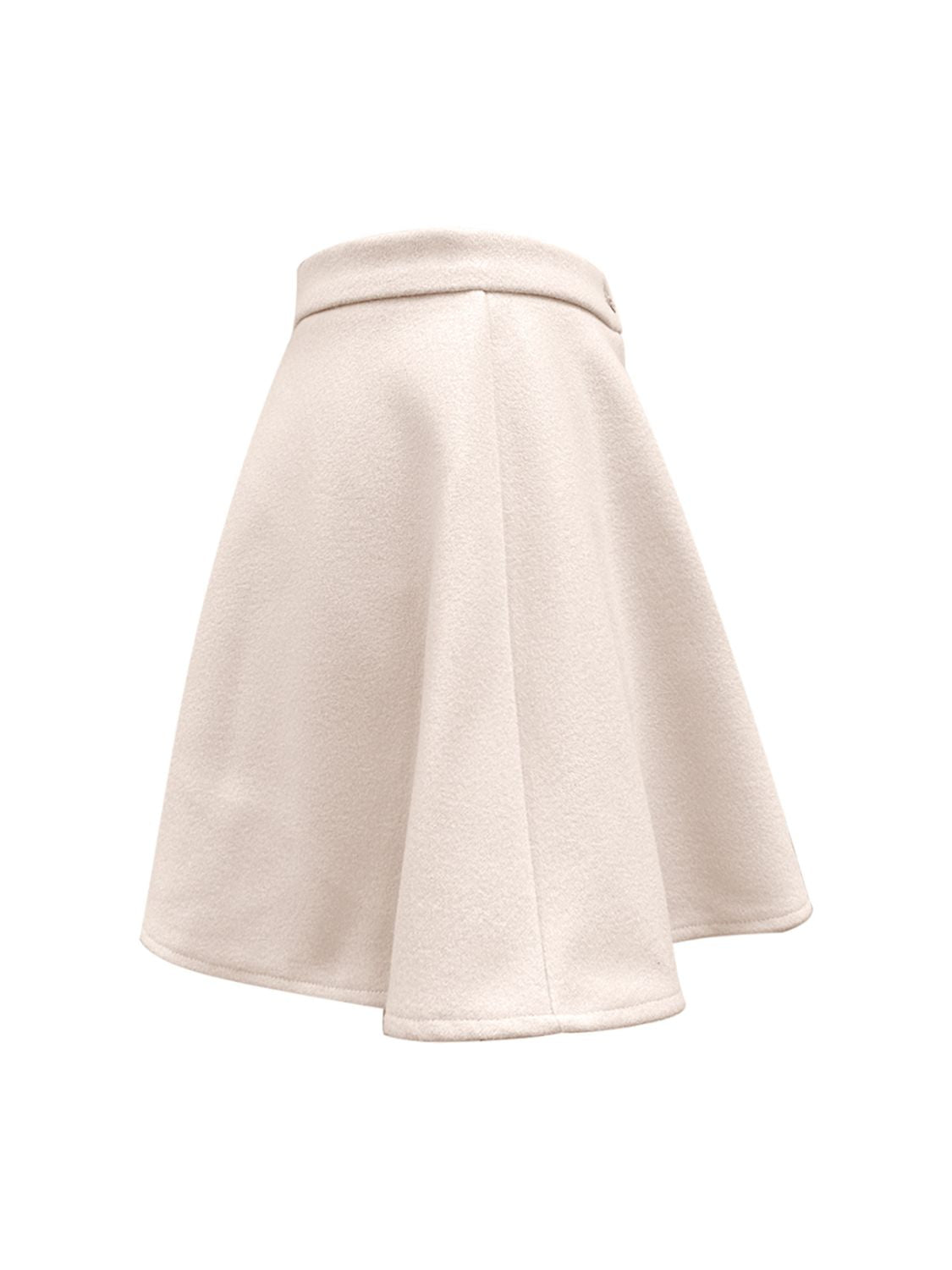 Button-Up Corduroy A-Line Mini Skirt