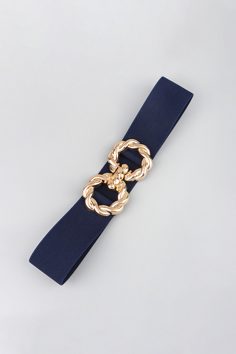 Elastic Belt with Zinc Alloy Buckle