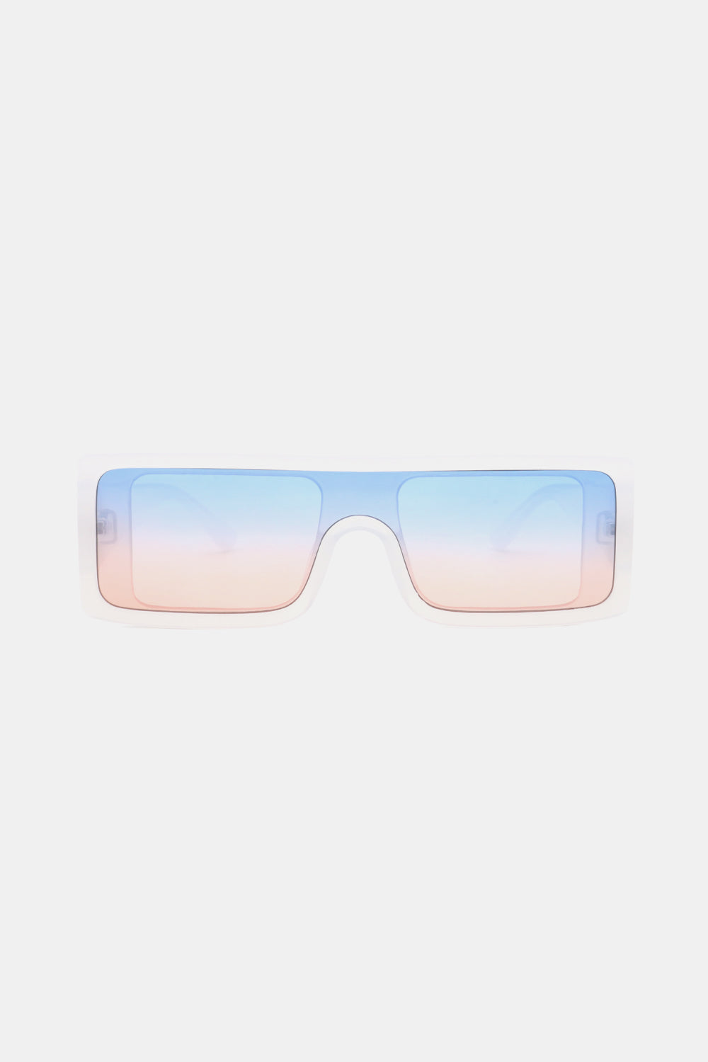 UV400 Polycarbonate Rectangle Sunglasses with Case