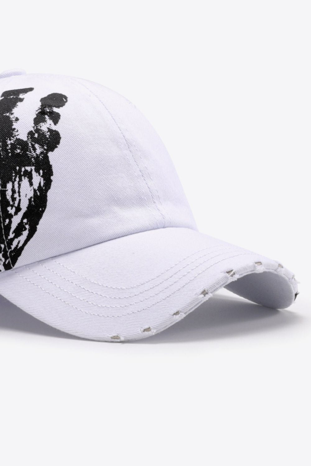 VIBRA Graphic Distressed Adjustable Baseball Cap - ShopEasier