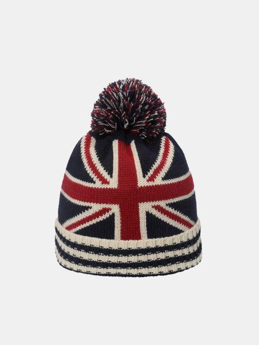 Roll Rim US Flag Knit Hat - ShopEasier