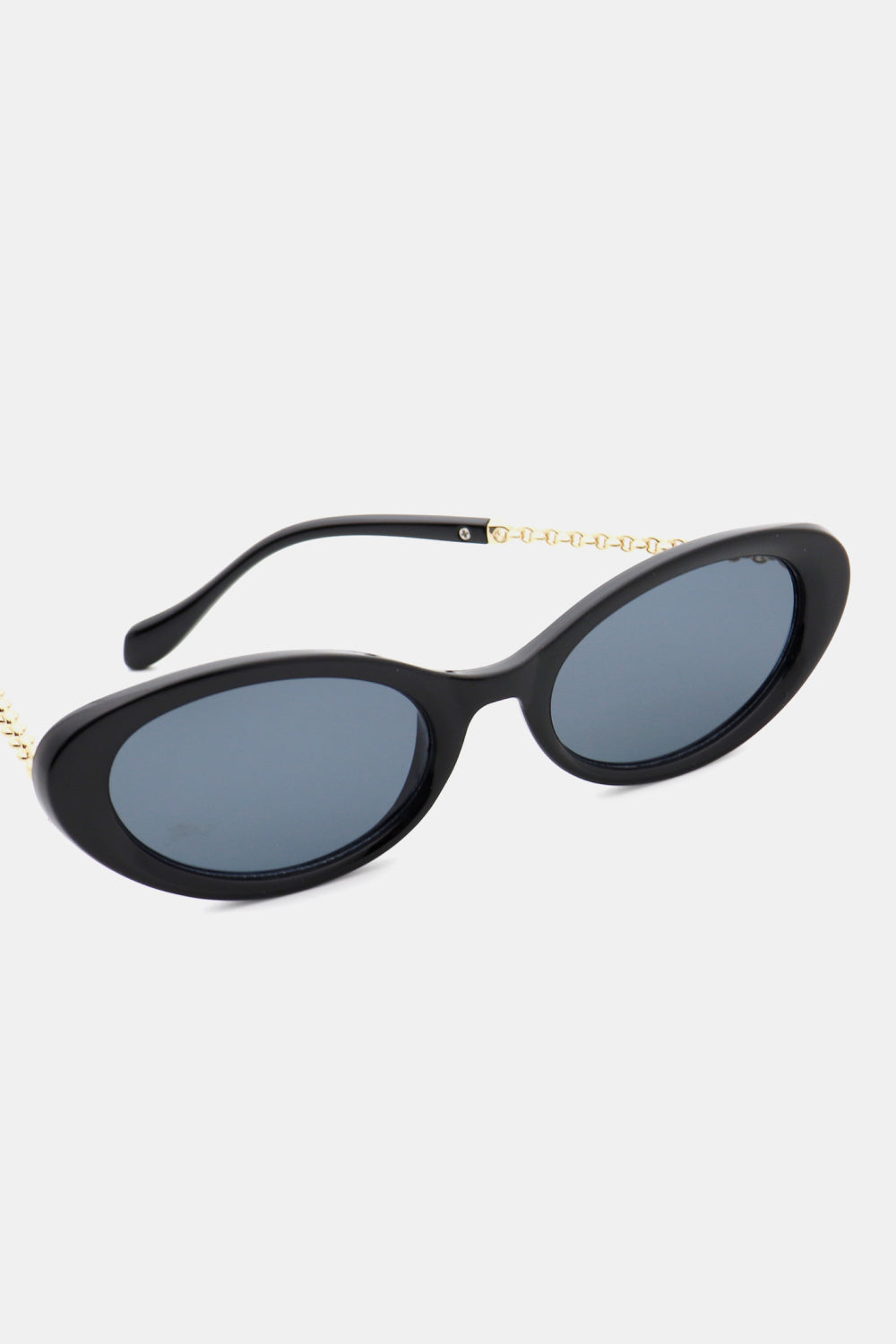 UV400 Cat-Eye Sunglasses with Polycarbonate Frame and Case