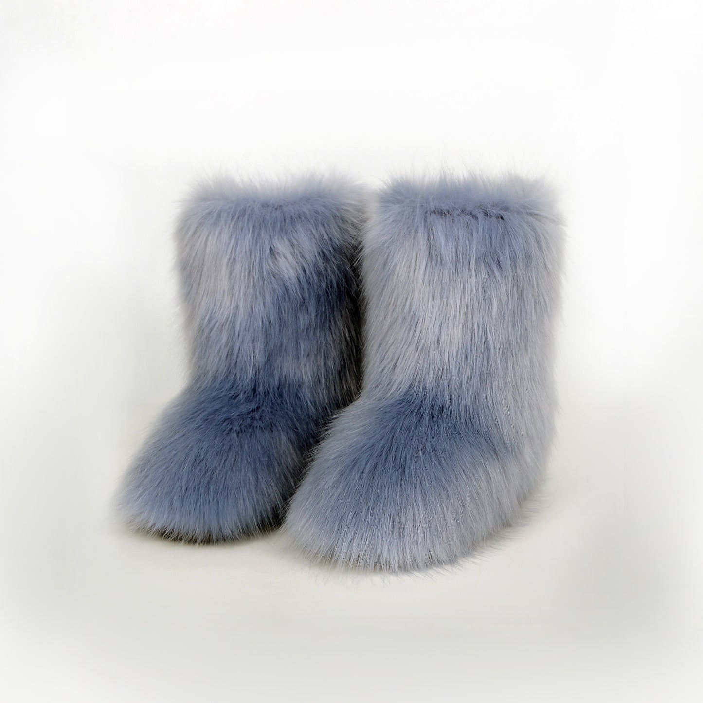 Cozy Fuzzy Flat Platform Boots