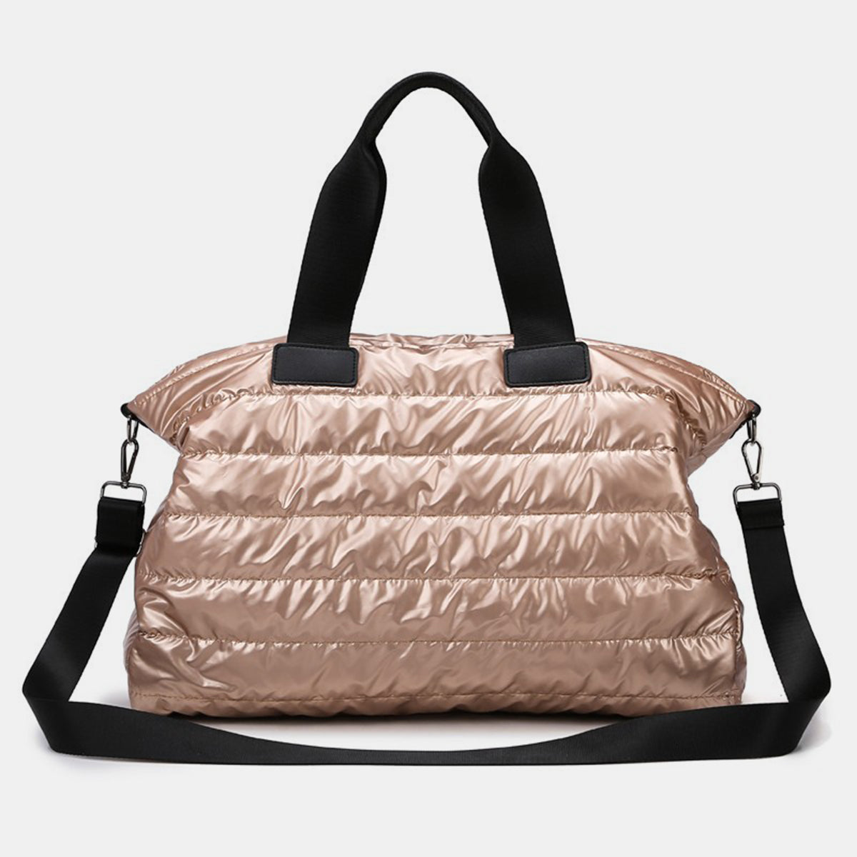 Quilted Nylon Extra-Large Travel Tote