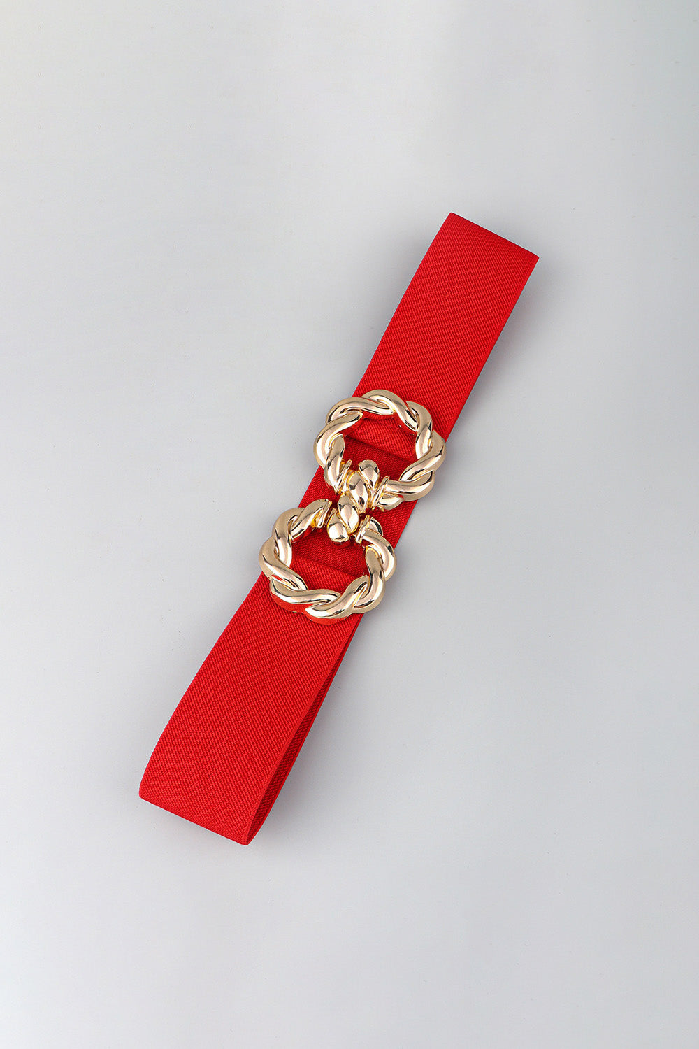 Elastic Belt with Zinc Alloy Buckle