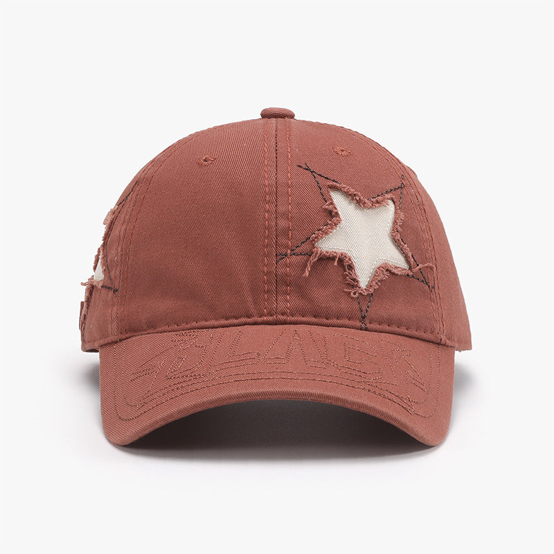 Adjustable Star Raw Hem Cap - ShopEasier