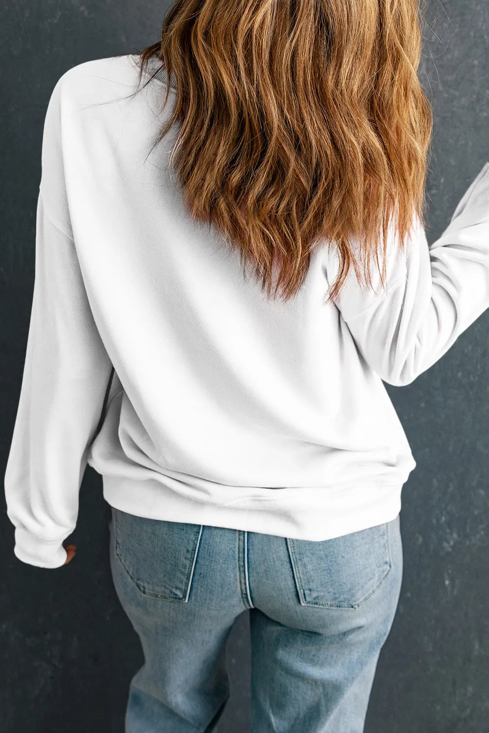 Gratitude Graphic Long Sleeve Sweatshirt