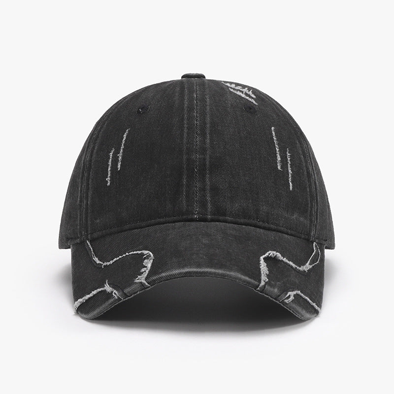 Raw Hem Adjustable Cap - ShopEasier