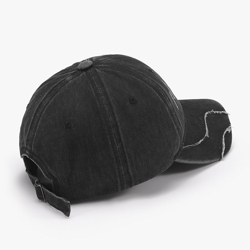 Raw Hem Adjustable Cap - ShopEasier