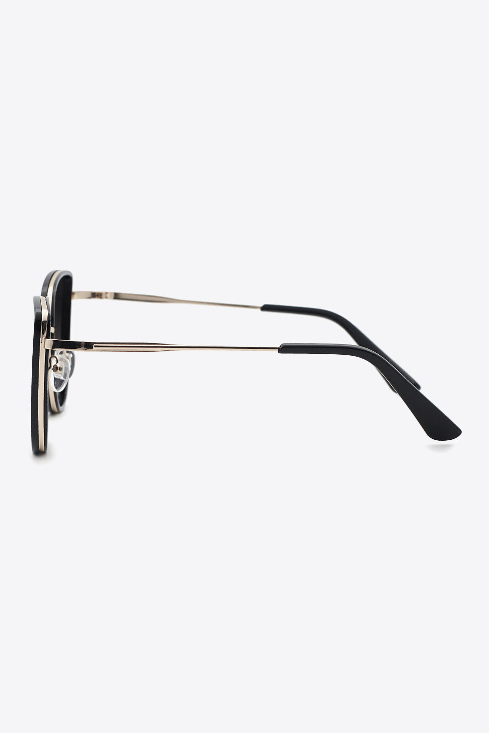 Full Rim Metal-Plastic Hybrid Frame Sunglasses - ShopEasier