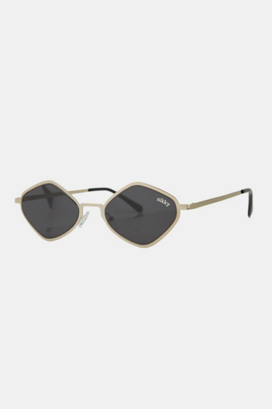 Sleek Metal Geometric Sunglasses by Nicole Lee USA