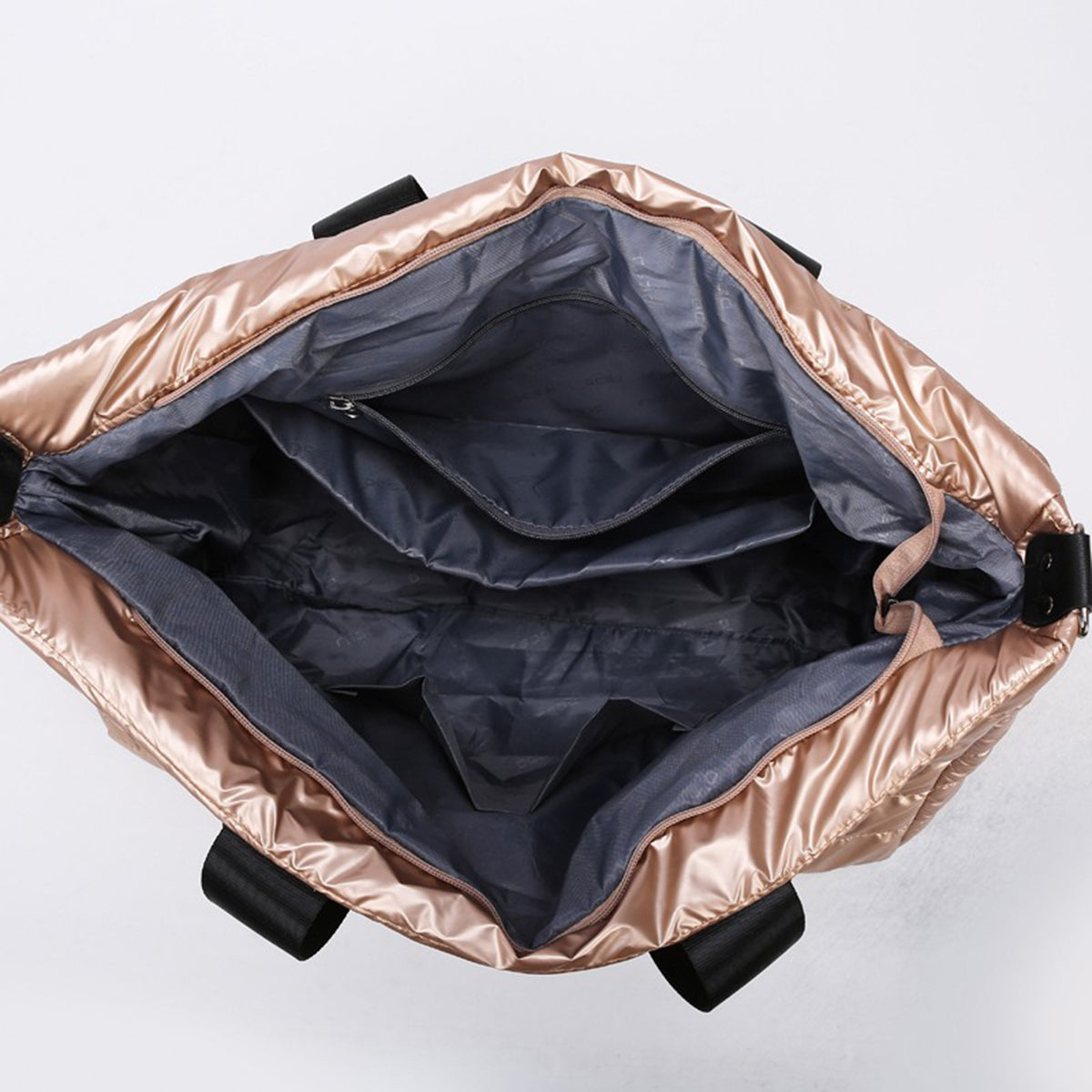 Quilted Nylon Extra-Large Travel Tote