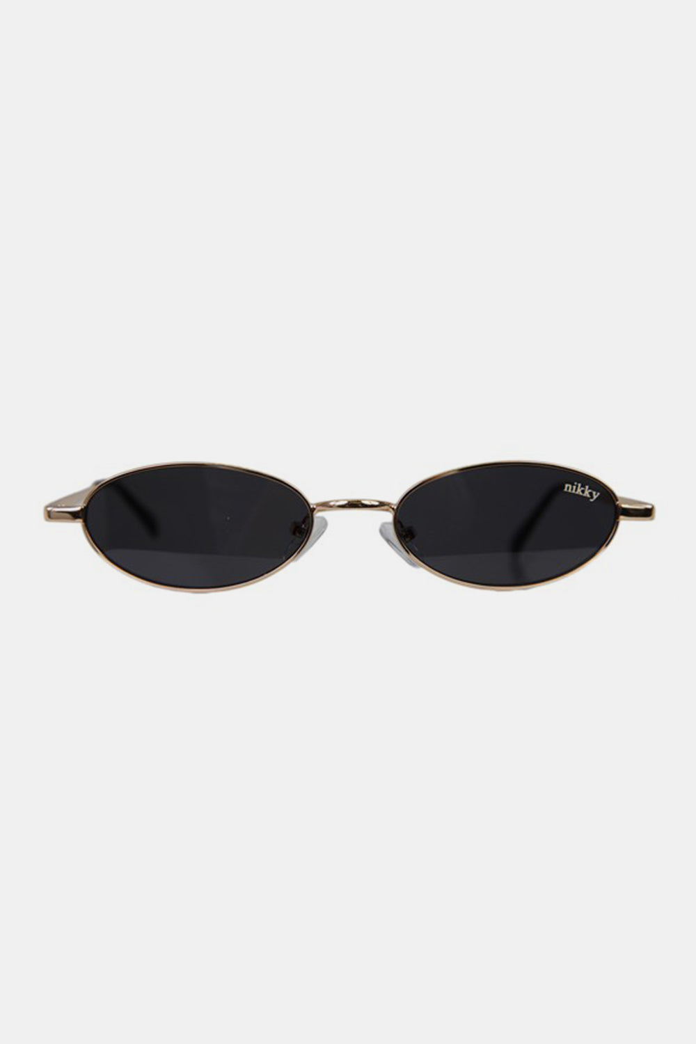 Nicole Lee USA Metal Frame Finley Oval Sunglasses - ShopEasier