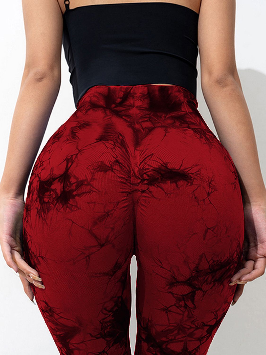 Tie-Dye High Waist Active Leggings - ShopEasier