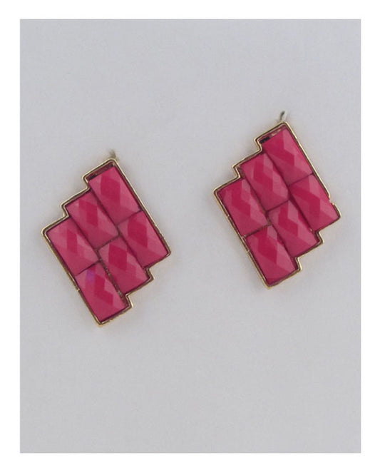 Faux stone earrings - ShopEasier