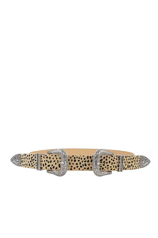 Fashion Chic Trendy Double Buckle Leopar Belt - ShopEasier