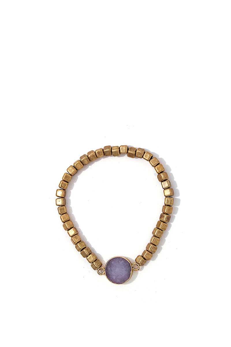 Modern Multi Beaded And Stone Bracelet - ShopEasier