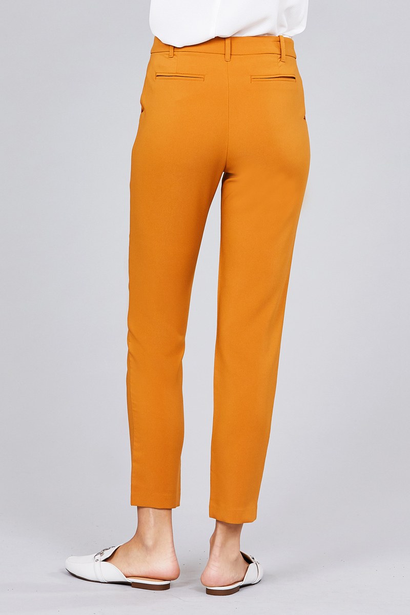 Seam Side Pocket Classic Long Pants - ShopEasier