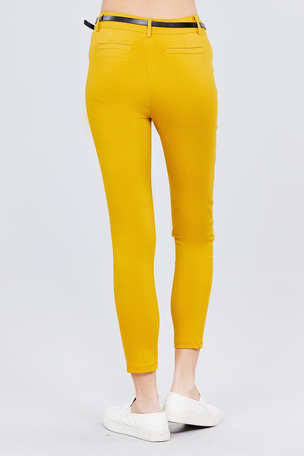 Bengaline Belted Pants - ShopEasier