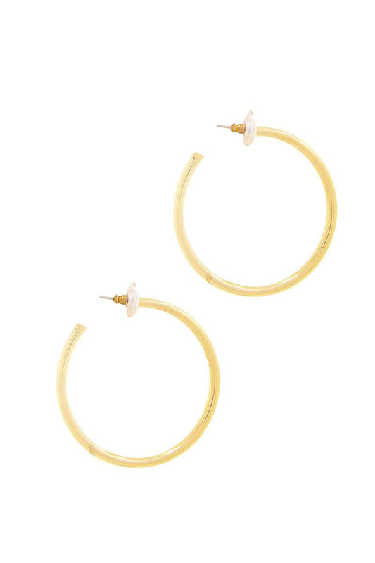 Trendy Fashion 2 Inch Open Hoop Earring - ShopEasier