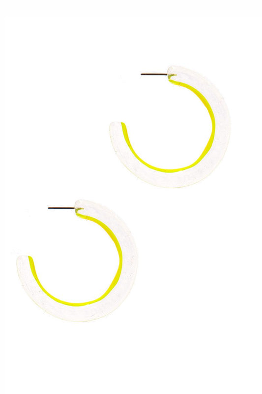 Chic Transparent Hoop Earring - ShopEasier