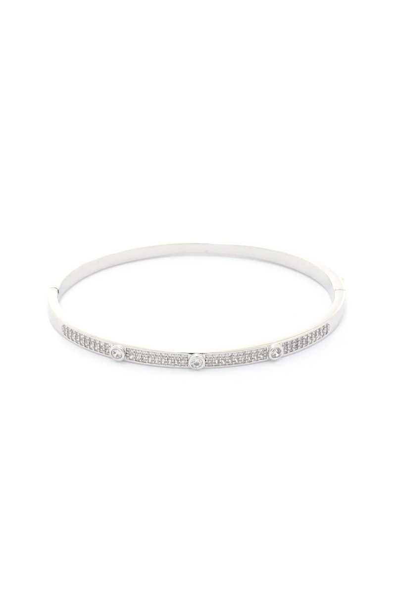 Cubic Zirconia Encrusted Bracelet - ShopEasier