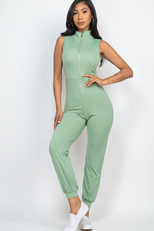 Zip Front Jumpsuit - ShopEasier