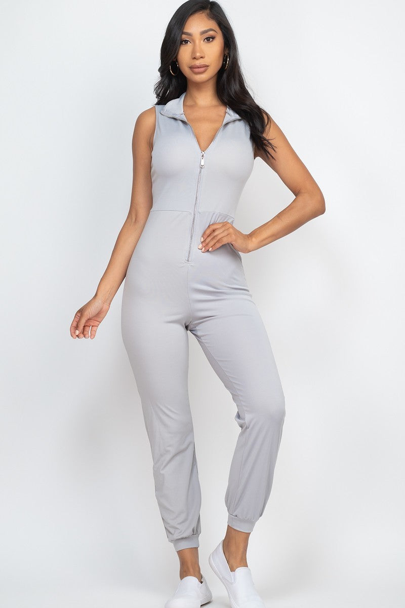 Zip Front Jumpsuit - ShopEasier