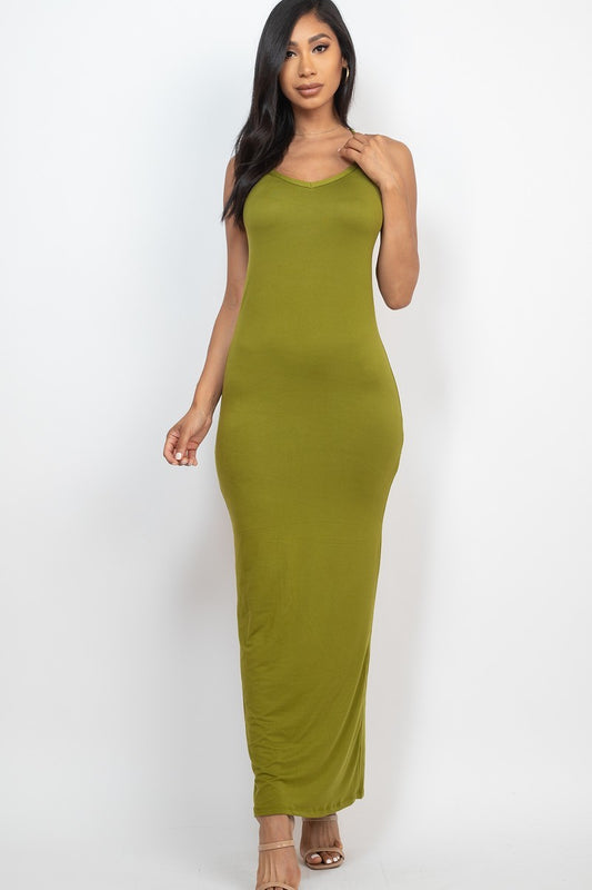 Racer Back Maxi Dress - ShopEasier