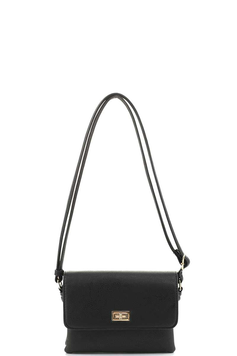 Smooth Colored Crossbody Bag - ShopEasier