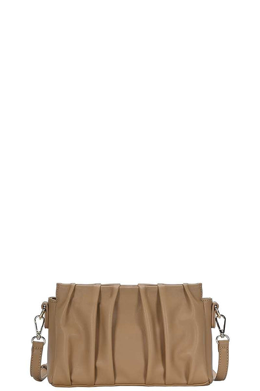 Stylish Smooth Wrinkled Crossbody Bag - ShopEasier