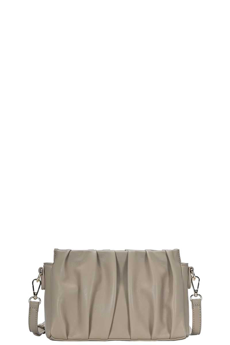 Stylish Smooth Wrinkled Crossbody Bag - ShopEasier