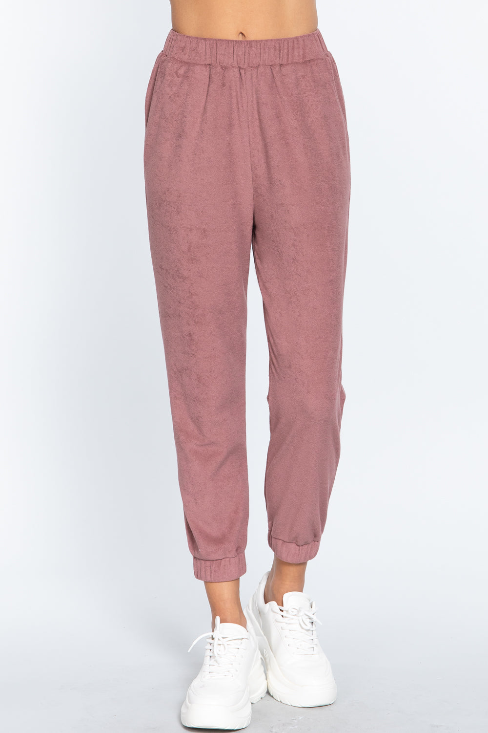 Terry Towelling Long Jogger Pants - ShopEasier