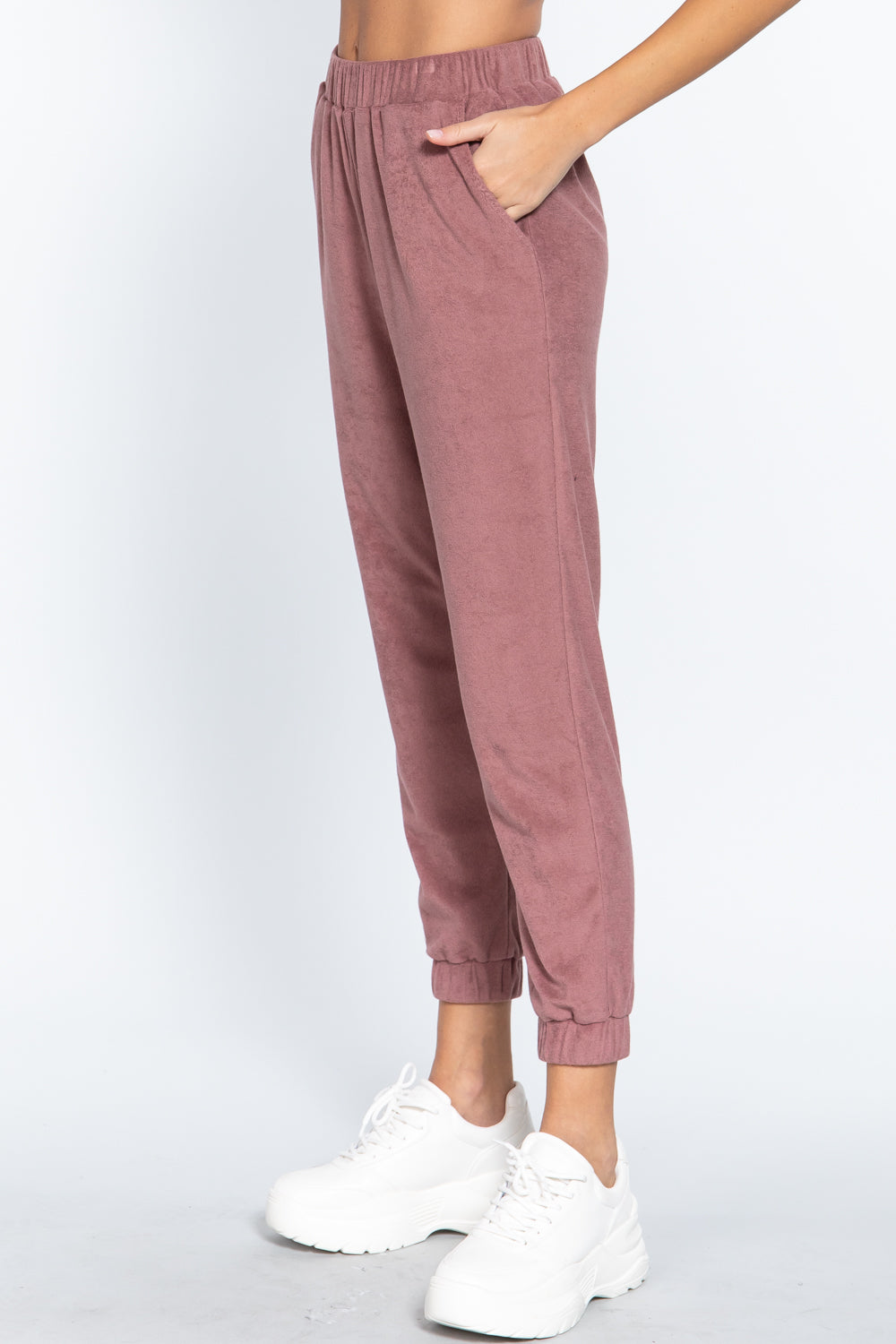 Terry Towelling Long Jogger Pants - ShopEasier