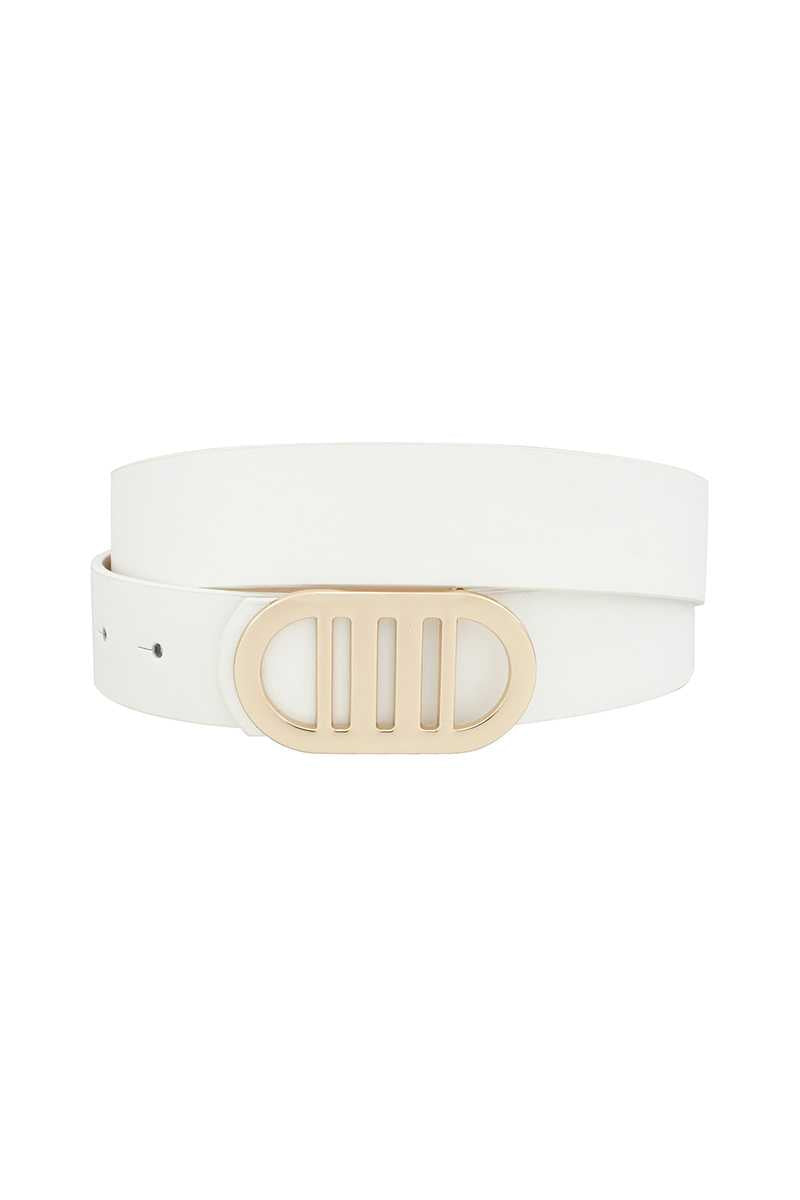 Modern Gridded Oval Standard Belt - ShopEasier