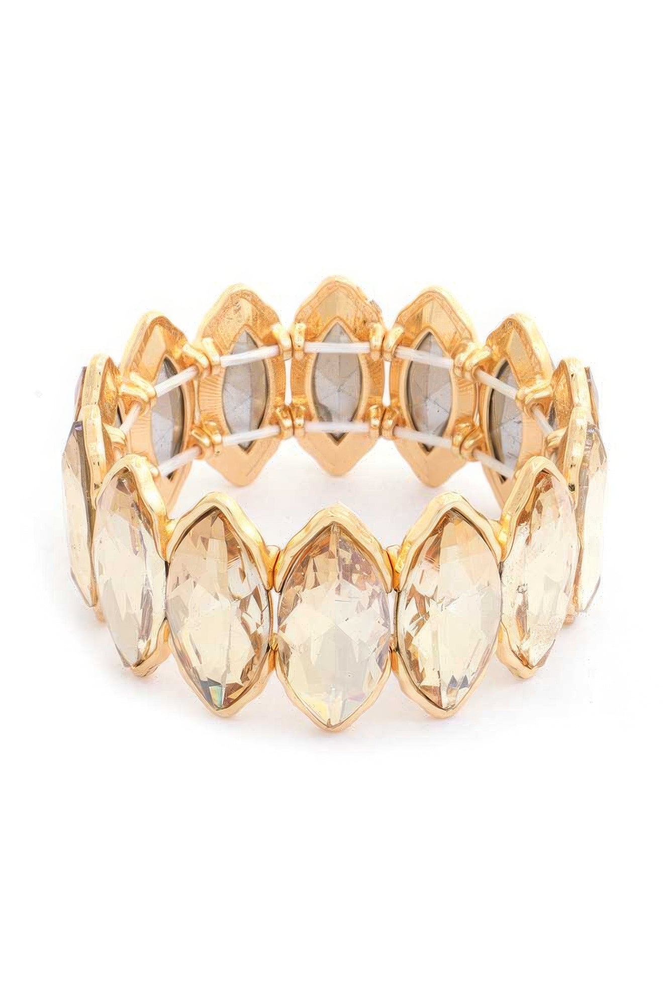 Fashion Oval Rhinestone Style Bracelet - ShopEasier