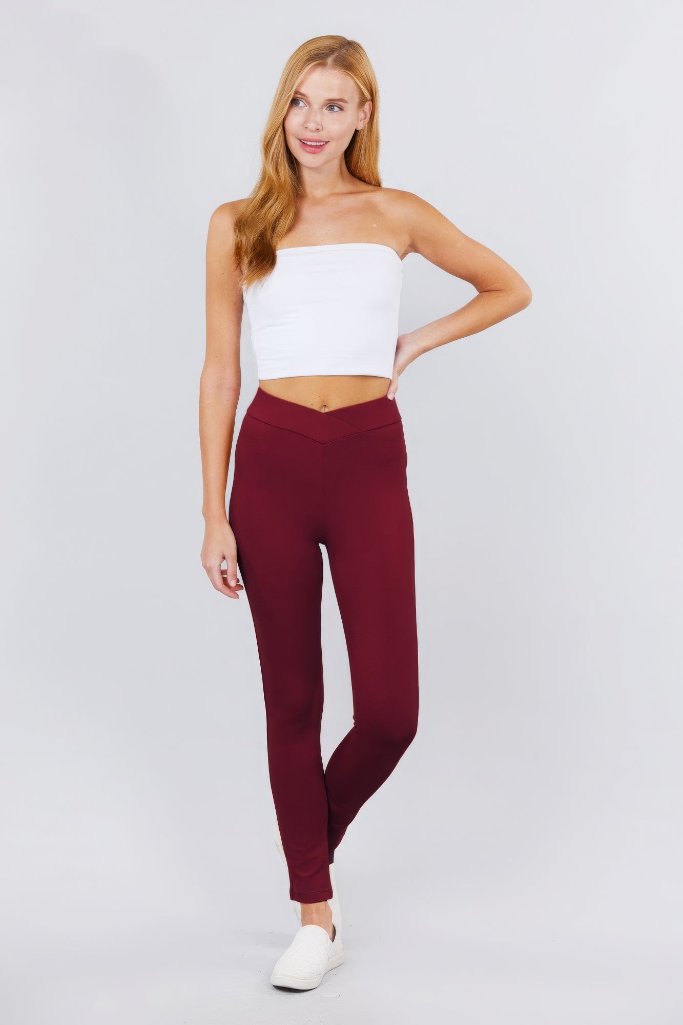 Mid-rise Ponte Pants - ShopEasier