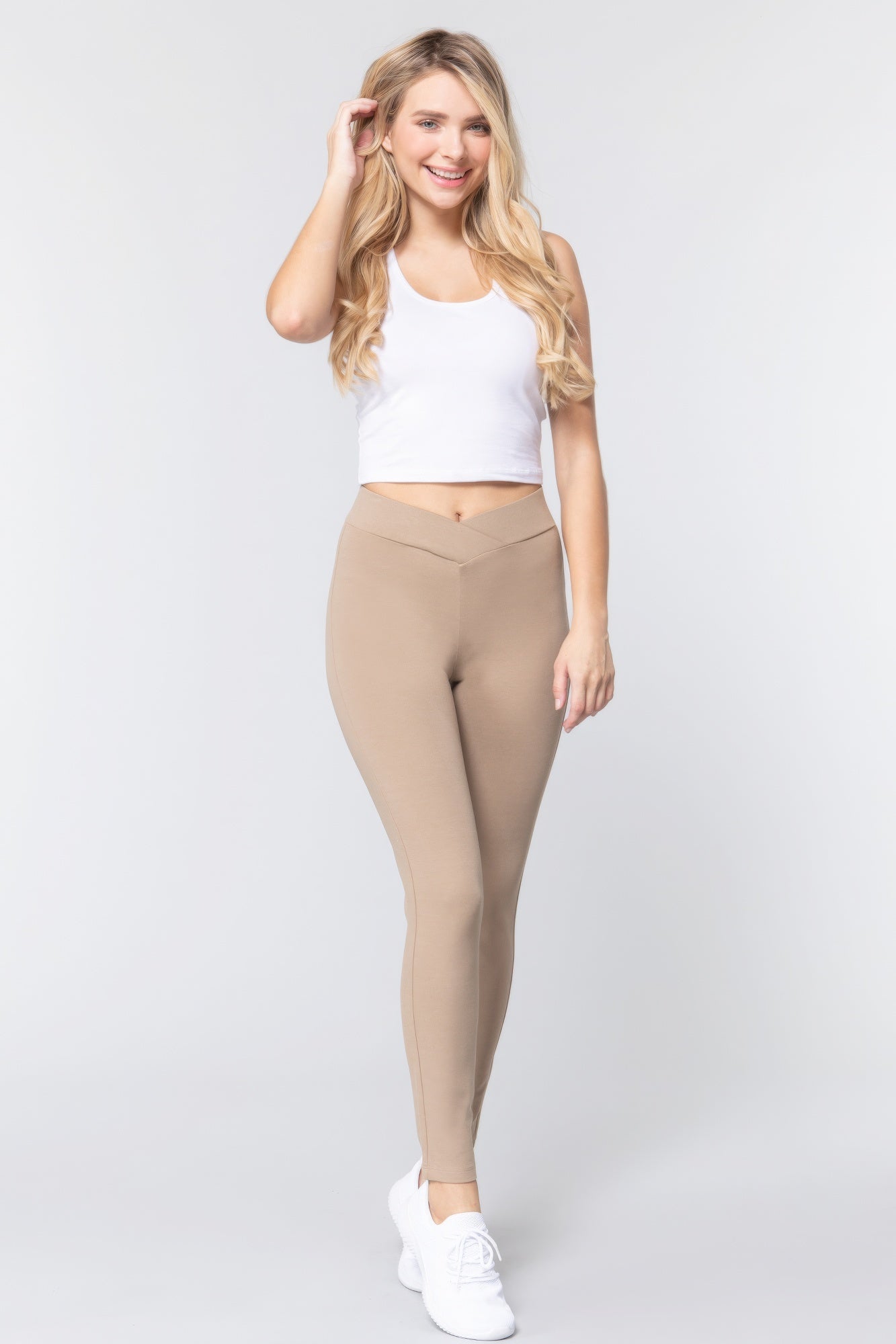 Mid-rise Ponte Pants - ShopEasier