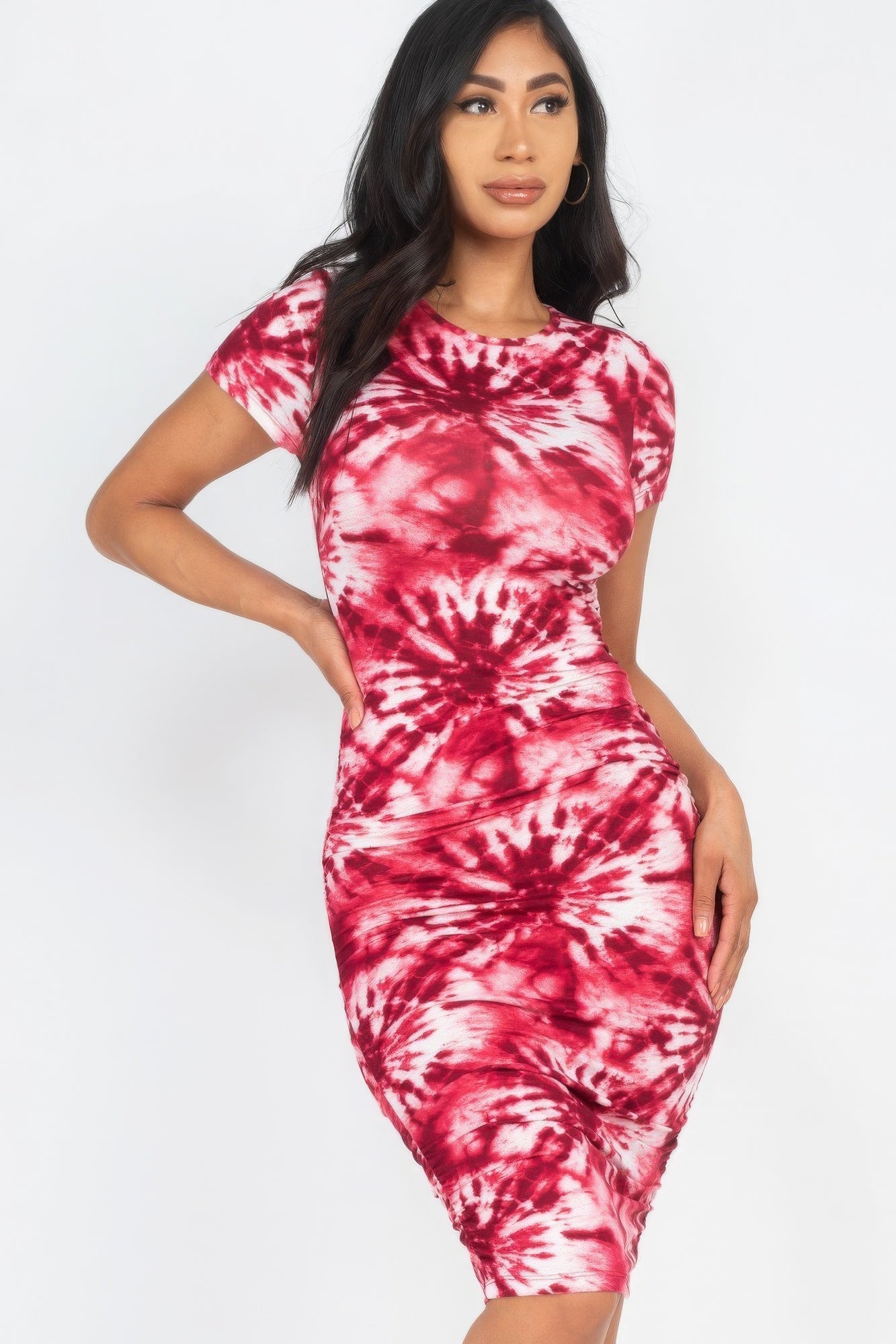 Tie-dye Printed Dress - ShopEasier